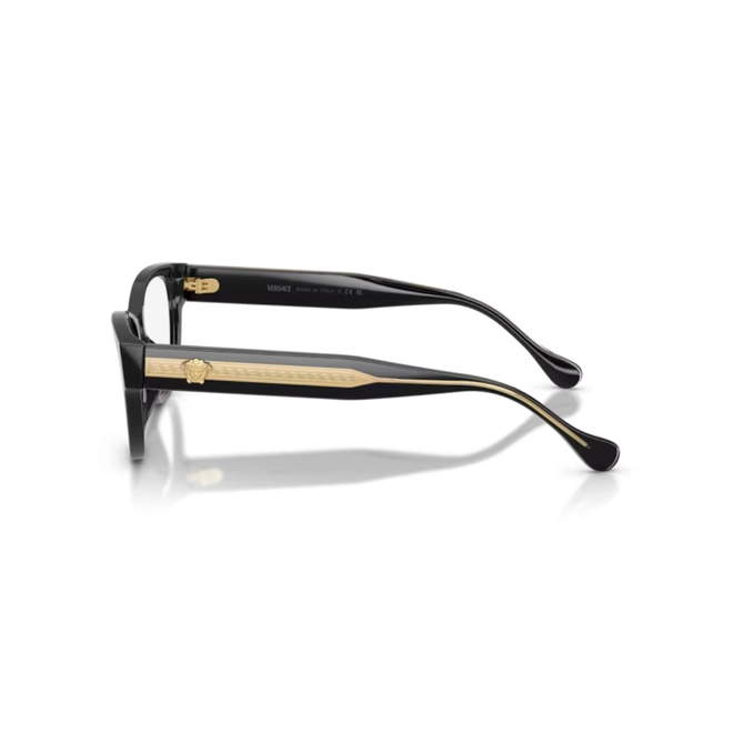 Óculos de Grau Versace 0VE3389U GB1 54 Acetato Preto 3