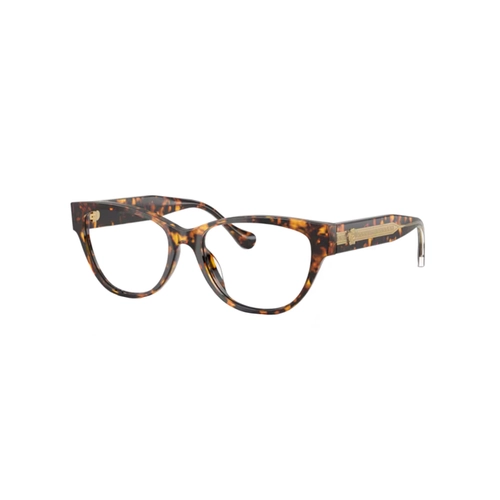 Óculos de Grau Versace 0VE3389U 5514 54 Acetato Marrom Mesclado