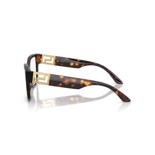 Óculos de Grau Versace 0VE3387U 108 54 Acetato Marrom Mesclado