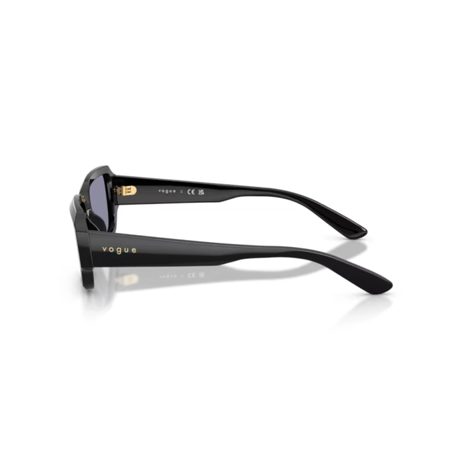 Óculos de Sol Vogue 0VO5693SU W44/154 Acetato Preto com lentes na cor Lilás 4
