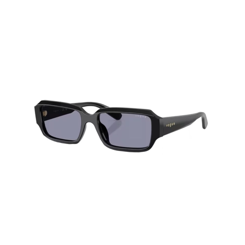 Óculos de Sol Vogue 0VO5693SU W44/154 Acetato Preto com lentes na cor Lilás