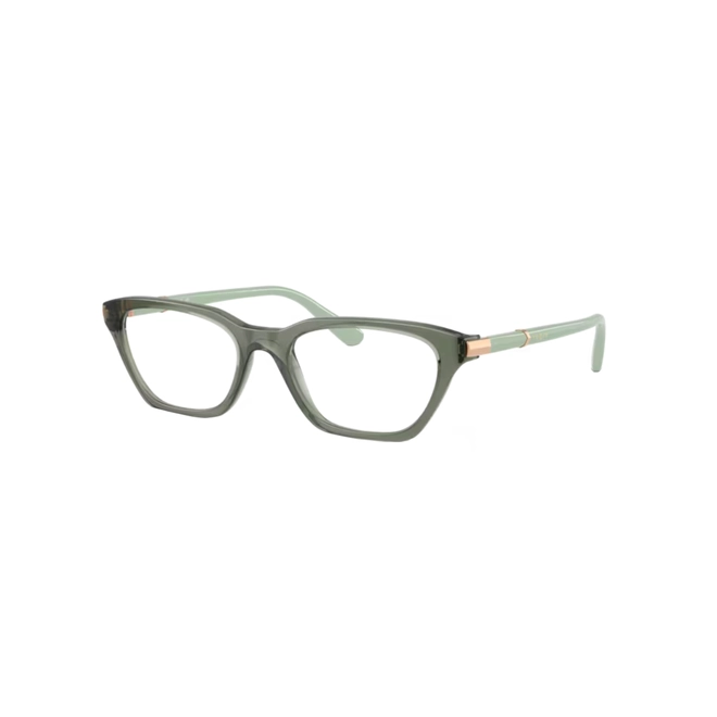 Óculos de Grau Vogue 0VO5698 3086 52 Acetato Verde Escuro Transparente 1