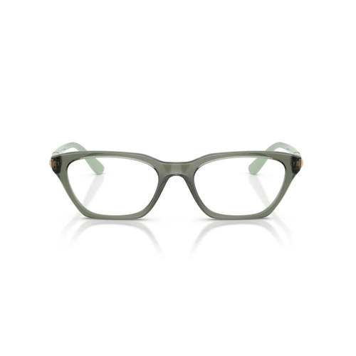 Óculos de Grau Vogue 0VO5698 3086 52 Acetato Verde Escuro Transparente