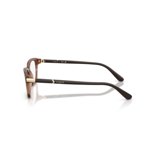 Óculos de Grau Vogue 0VO5698 3297 52 Acetato Marrom Transparente