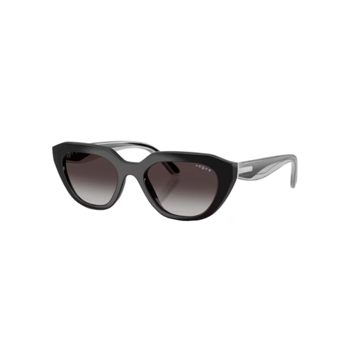 Óculos de Sol Vogue 0VO5711S W44/8G51 Acetato Preto com lentes na cor Cinza Degradê