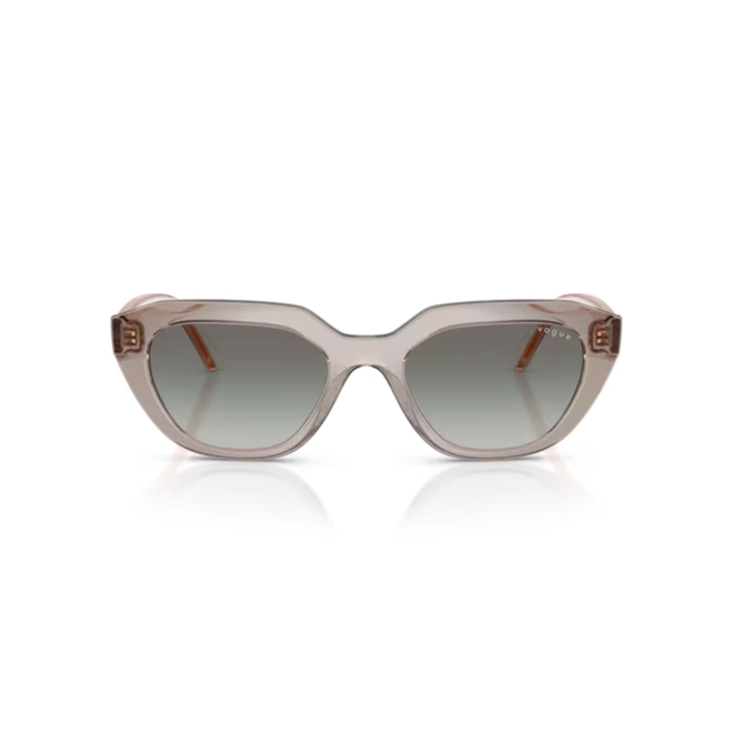 Óculos de Sol Vogue 0VO5711S 33011151 Acetato Bege com lentes na cor Cinza Degradê 2