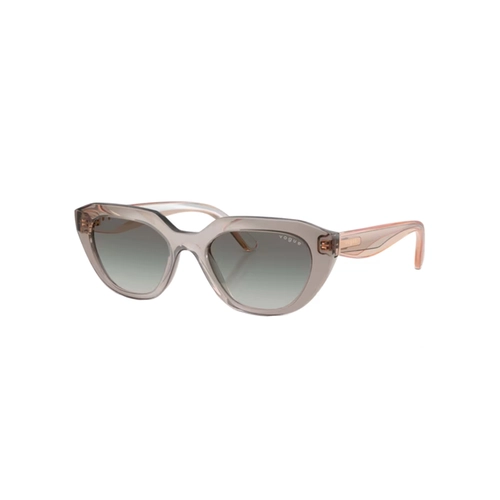Óculos de Sol Vogue 0VO5711S 33011151 Acetato Bege com lentes na cor Cinza Degradê