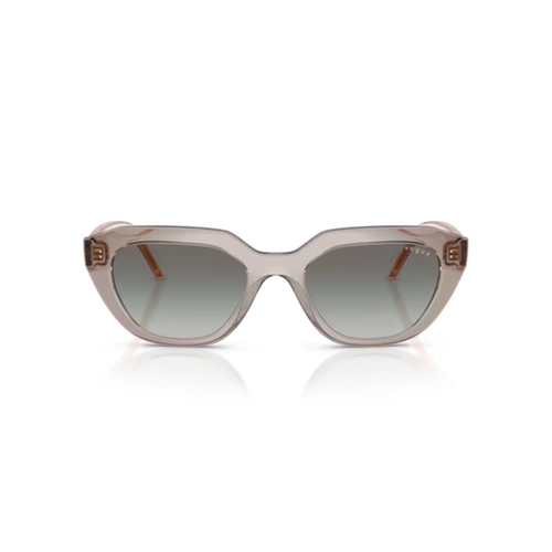Óculos de Sol Vogue 0VO5711S 33011151 Acetato Bege com lentes na cor Cinza Degradê