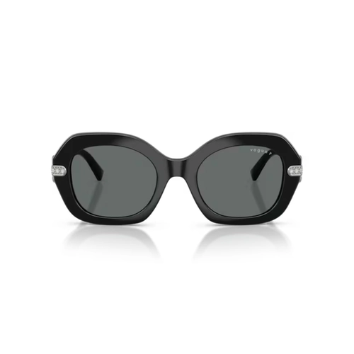 Óculos de Sol Vogue 0VO5706SB W44/8150 Acetato Preto com lentes na cor Cinza Polarizado