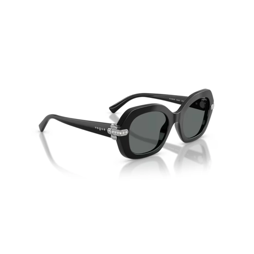 Óculos de Sol Vogue 0VO5706SB W44/8150 Acetato Preto com lentes na cor Cinza Polarizado