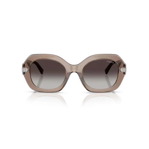 Óculos de Sol Vogue 0VO5706SB 29408G50 Acetato Marrom Transparente com lentes na cor Cinza Degradê