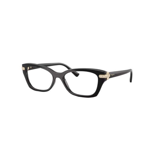 Óculos de Grau Vogue 0VO5704B W44 54 Acetato Preto 1