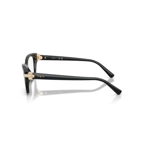 Óculos de Grau Vogue 0VO5704B W44 54 Acetato Preto