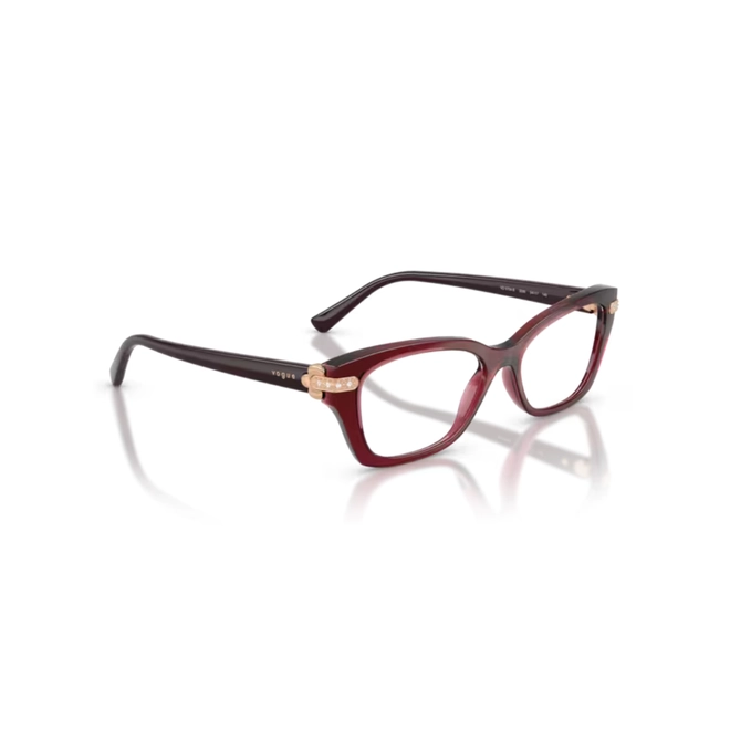 Óculos de Grau Vogue 0VO5704B 3286 54 Acetato Vinho Transparente 3