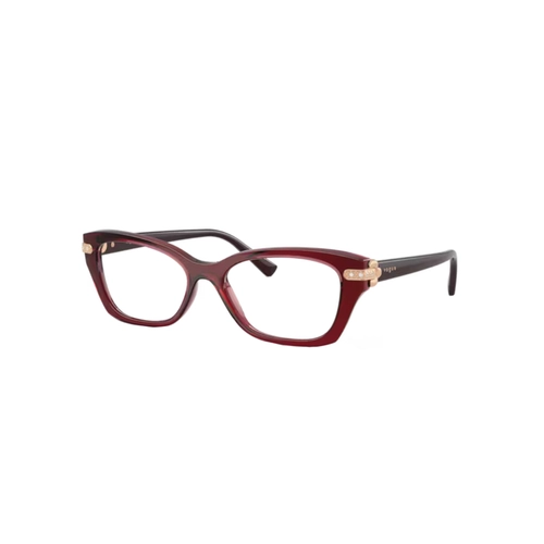 Óculos de Grau Vogue 0VO5704B 3286 54 Acetato Vinho Transparente