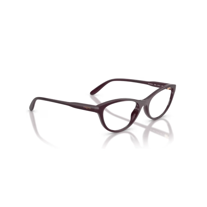 Óculos de Grau Vogue 0VO5703U 3284 53 Acetato Bordô 3