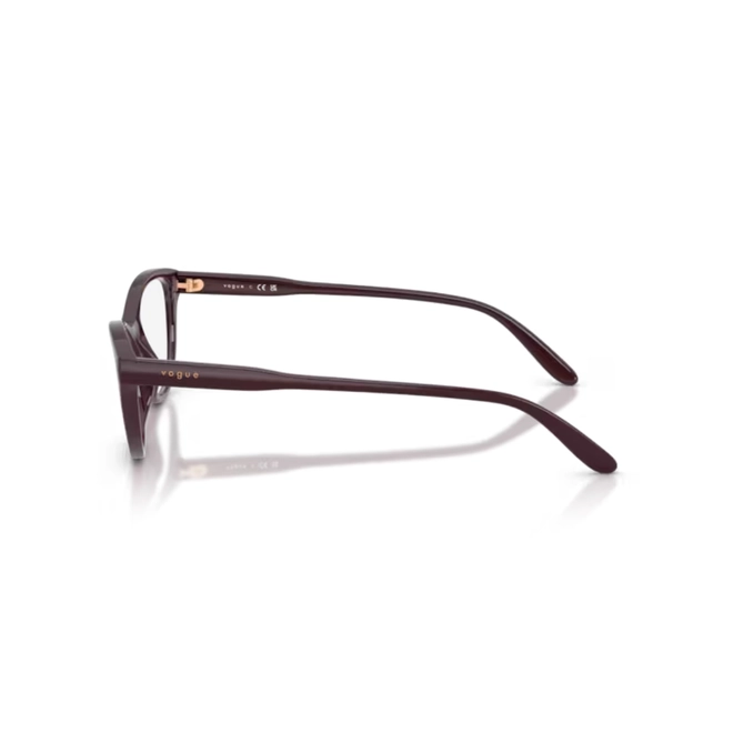 Óculos de Grau Vogue 0VO5703U 3284 53 Acetato Bordô 4
