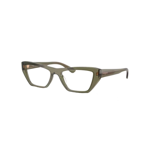 Óculos de Grau Vogue 0VO5701U 3289 53 Acetato Verde Oliva