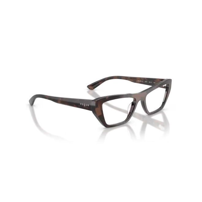 Óculos de Grau Vogue 0VO5701U 3279 53 Acetato Marrom Mesclado 3