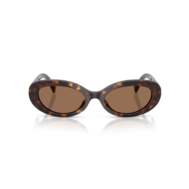 Óculos de Sol Dolce & Gabbana Devotion 0DG4537 502/7353 Marrom Mesclado com lentes na cor Marrom Escuro 2