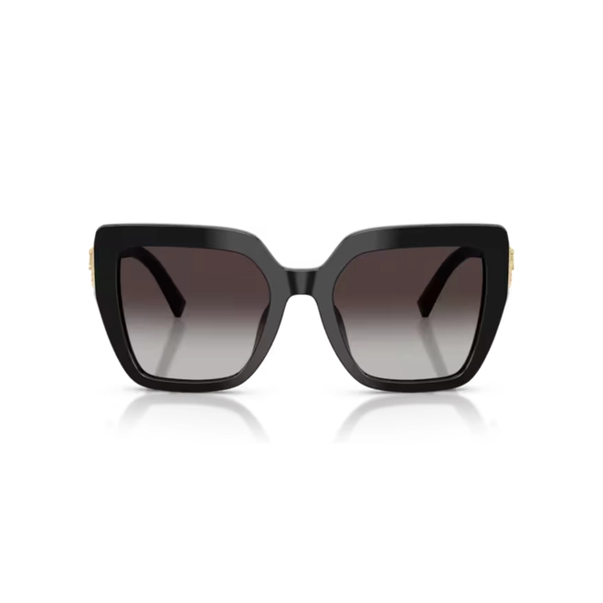 Óculos de Sol Dolce & Gabbana Devotion 0DG4538 501/8G54 Acetato Preto com lentes na cor Cinza Degradê 2