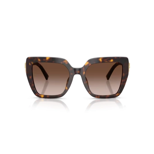 Óculos de Sol Dolce & Gabbana 0DG4538 502/1354 Acetato Marrom Mesclado com lentes na cor Marrom Degradê