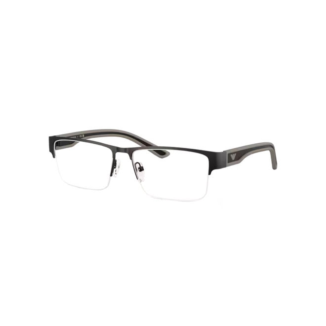 Óculos de Grau Emporio Armani 0EA1182 3001 57 Emborrachado Preto Fosco 1