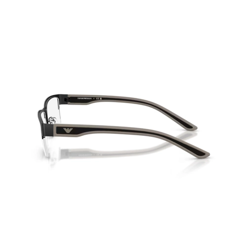 Óculos de Grau Emporio Armani 0EA1182 3001 57 Emborrachado Preto Fosco