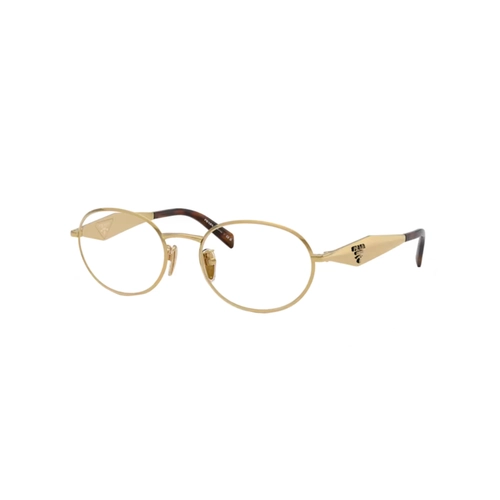 Óculos de Grau Prada 0PR D53VD 5AK1O154 Metal Dourado Polido