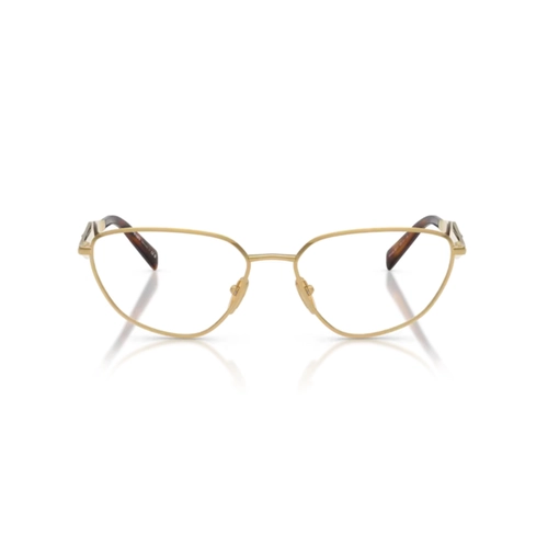 Óculos de Grau Prada 0PR D52V 5AK1O154 Metal Dourado Polido