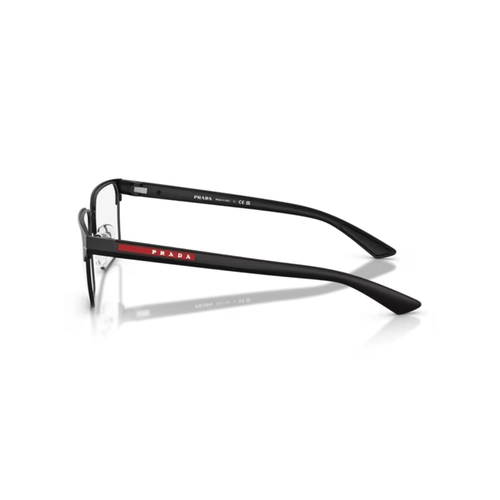 Óculos de Grau Prada Linea Rossa 0PS 50TV 1BO1O157 Metal Preto Fosco
