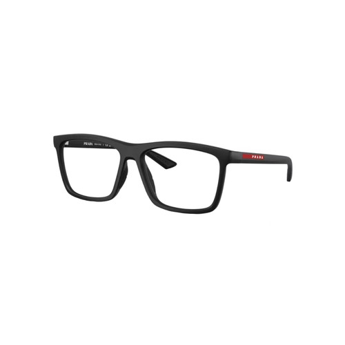 Óculos de Grau Prada Linea Rossa 0PS 01TV 1BO1O156 Acetato Preto Fosco