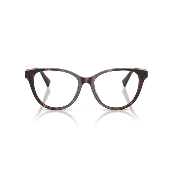 Óculos de Grau Ralph 0RA7198U 5003 53 Acetato Marrom Mesclado Polido 2