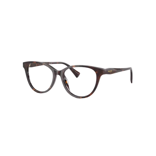 Óculos de Grau Ralph 0RA7198U 5003 53 Acetato Marrom Mesclado Polido