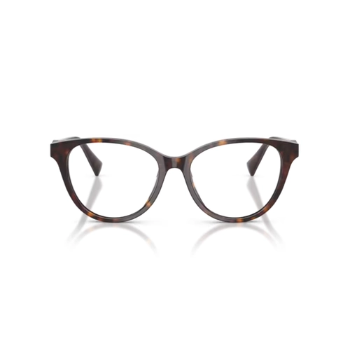 Óculos de Grau Ralph 0RA7198U 5003 53 Acetato Marrom Mesclado Polido