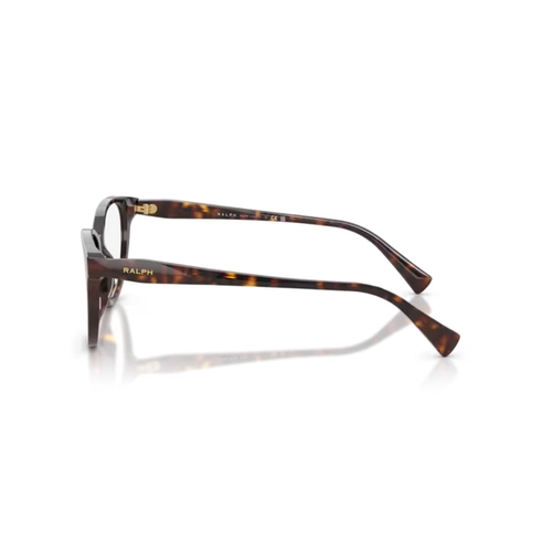 Óculos de Grau Ralph 0RA7198U 5003 53 Acetato Marrom Mesclado Polido