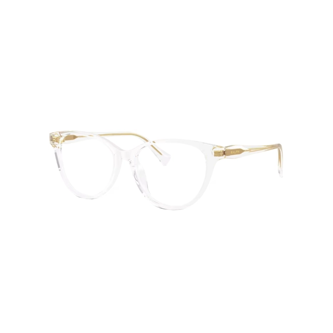 Óculos de Grau Ralph 0RA7198U 5002 53 Acetato Transparente Polido 1