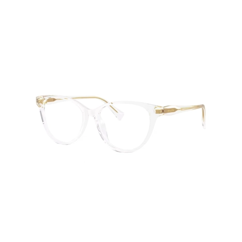 Óculos de Grau Ralph 0RA7198U 5002 53 Acetato Transparente Polido
