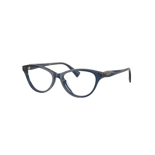 Óculos de Grau Ralph 0RA7197U 6346 55 Acetato Azul Polido