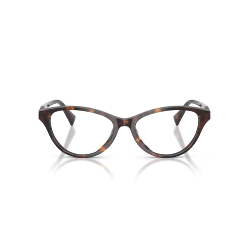 Óculos de Grau Ralph 0RA7197U 5003 55 Acetato Marrom Mesclado Polido