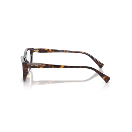 Óculos de Grau Ralph 0RA7197U 5003 55 Acetato Marrom Mesclado Polido