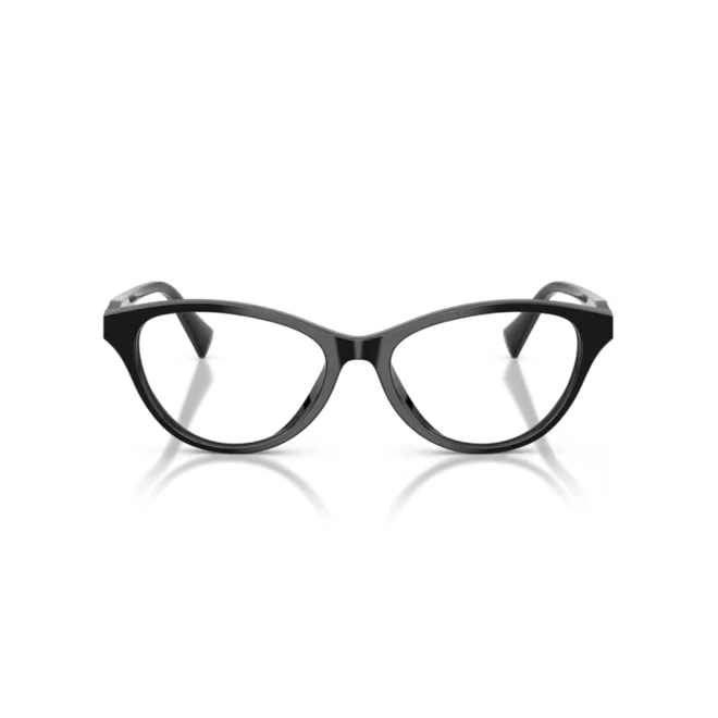Óculos de Grau Ralph 0RA7197U 5001 55 Acetato Preto Polido 2