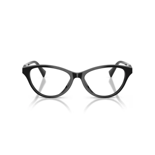 Óculos de Grau Ralph 0RA7197U 5001 55 Acetato Preto Polido