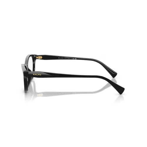 Óculos de Grau Ralph 0RA7197U 5001 55 Acetato Preto Polido