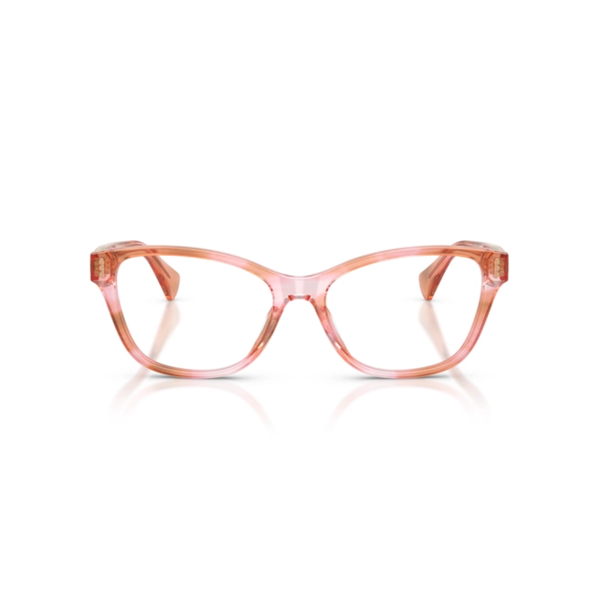 Óculos de Grau Ralph 0RA7195U 6341 54 Acetato Rosa Mesclado Polido 2