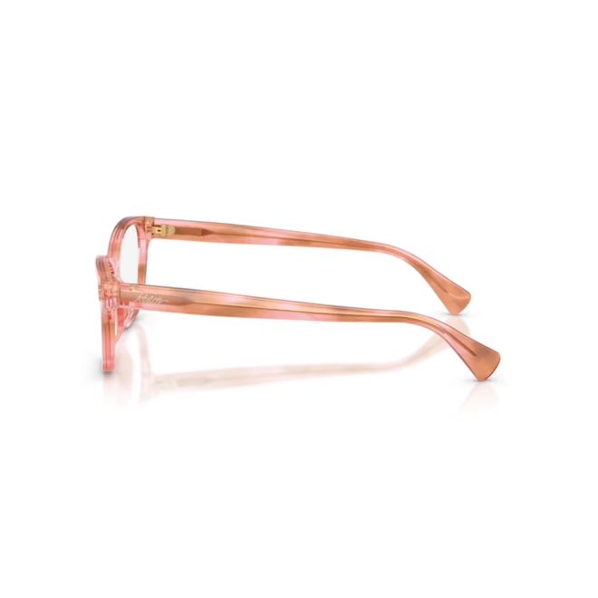 Óculos de Grau Ralph 0RA7195U 6341 54 Acetato Rosa Mesclado Polido 3