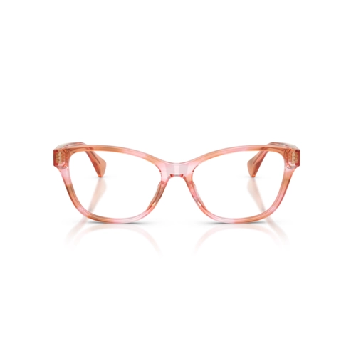 Óculos de Grau Ralph 0RA7195U 6341 54 Acetato Rosa Mesclado Polido