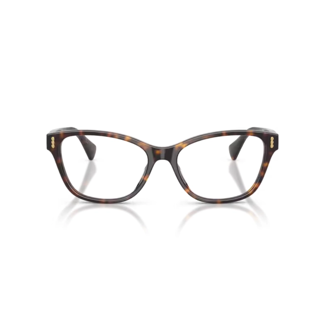 Óculos de Grau Ralph 0RA7195U 5003 54 Acetato Marrom Mesclado Polido 2