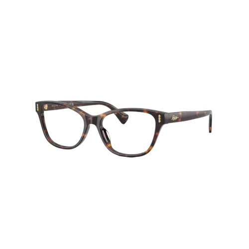 Óculos de Grau Ralph 0RA7195U 5003 54 Acetato Marrom Mesclado Polido