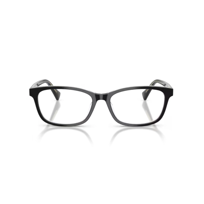 Óculos de Grau Ralph 0RA7194U 6297 55 Acetato Preto Transparente Polido 2